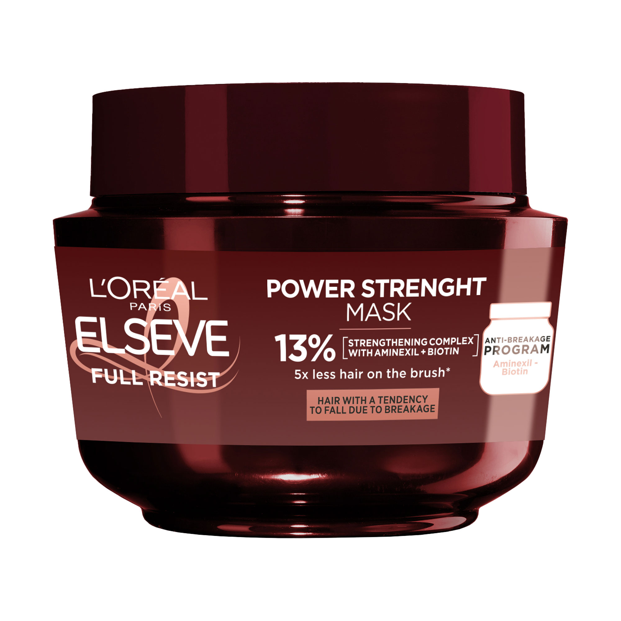 Маска L'oreal Paris Elseve Full Resist Arginine + Aminexil для ослабленого волосся, схильного до випадання, 300 мл